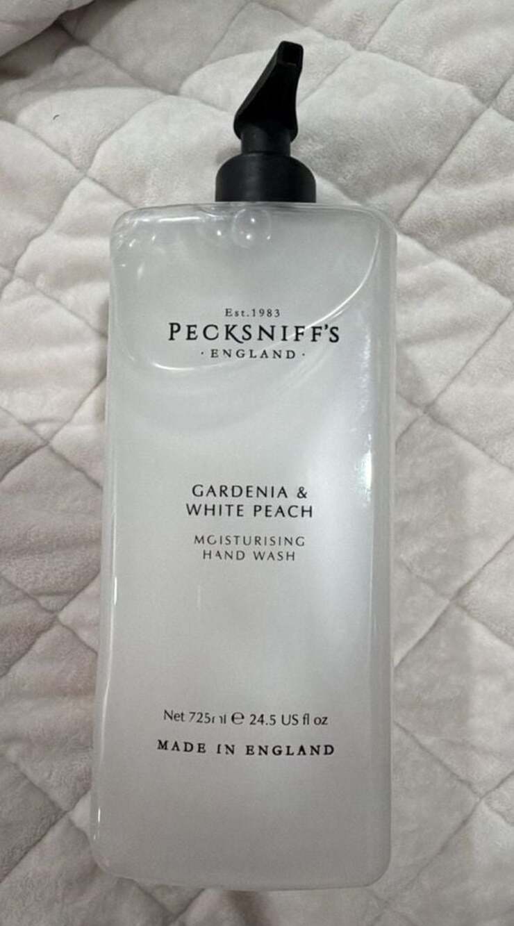 Pecksniff's England Gardenia & White Peach Moisturising Hand Wash 24.5 fl oz